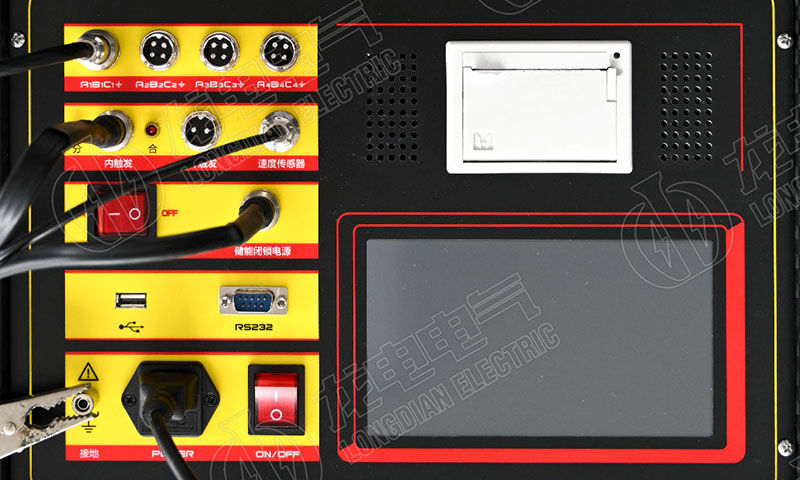 高壓開關(guān)特性測(cè)試儀接線